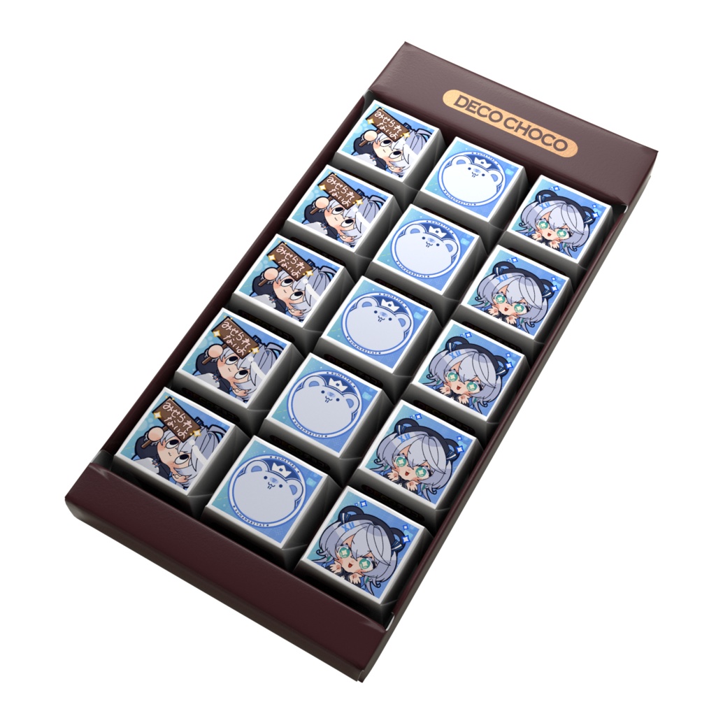 くまったおDECOチョコ(スタンプ)