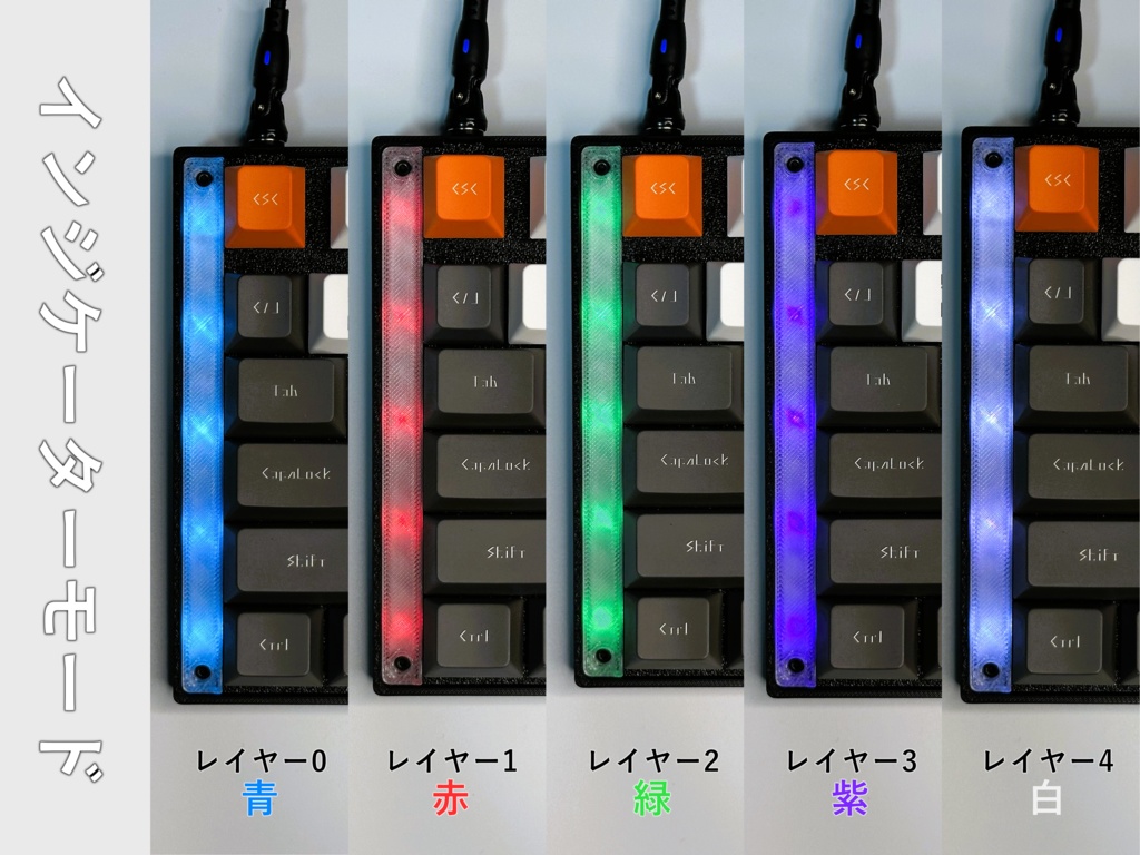 【左右分割 JIS配列】Earth83s