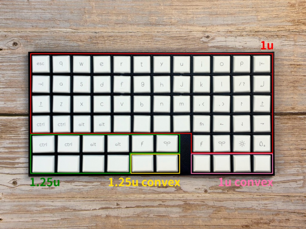 【17mm狭ピッチ対応】comugi caps