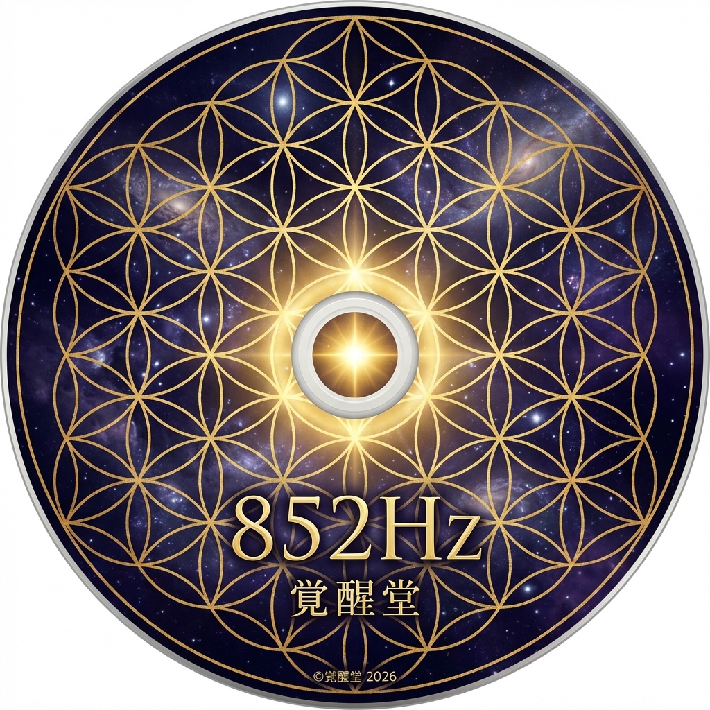 852Hz 覚醒の聖具|プレアデス高等評議会が認定した、第三の目を開く59分間