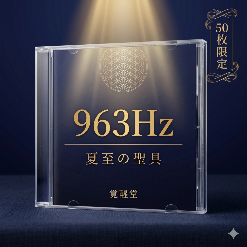 963Hz CD「夏至の聖具」── 聴いていない時間も、部屋を夏至の朝で満たしつづける器