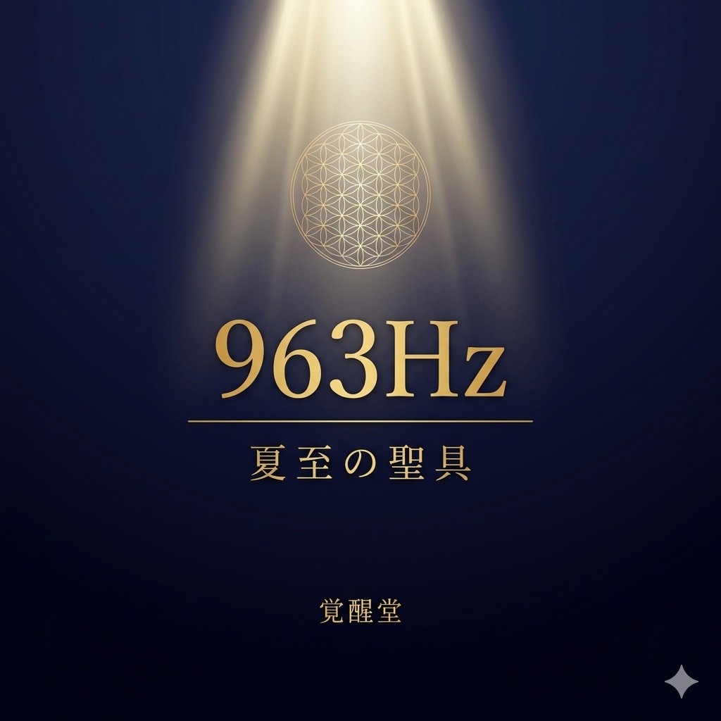 963Hz CD「夏至の聖具」── 聴いていない時間も、部屋を夏至の朝で満たしつづける器
