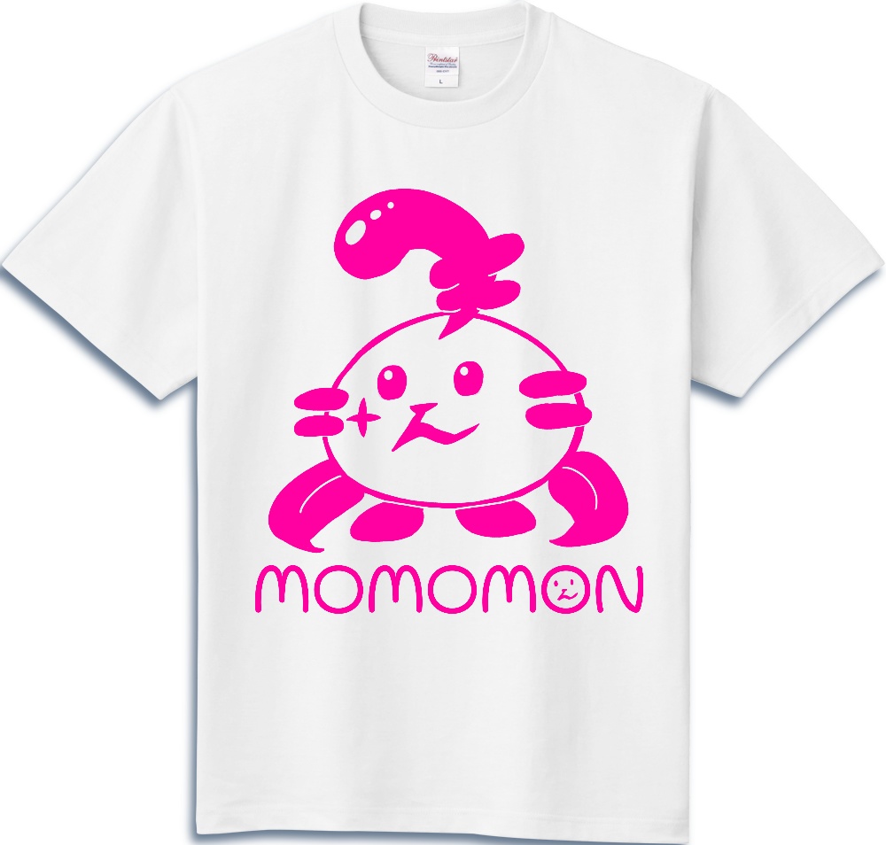 もももんTシャツ白