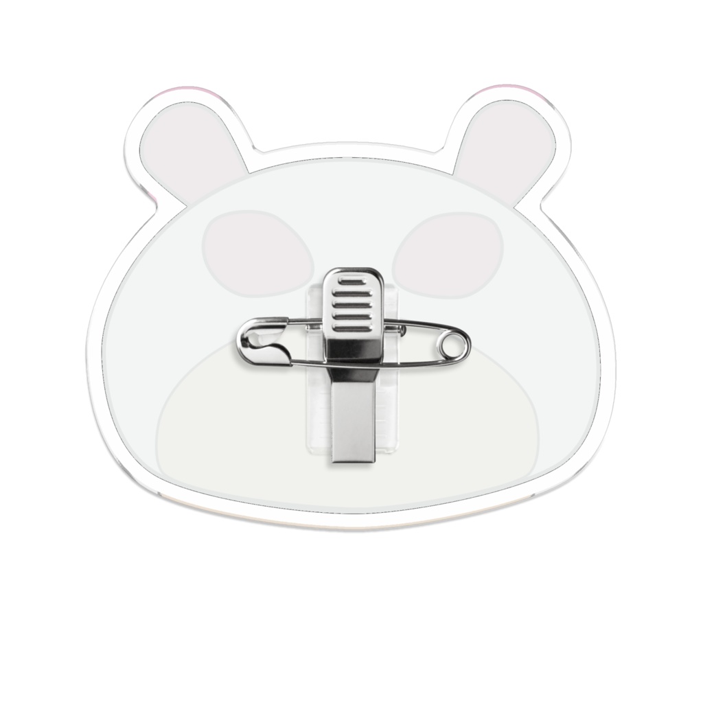 グリパン模型店 名札風アクリルバッジ