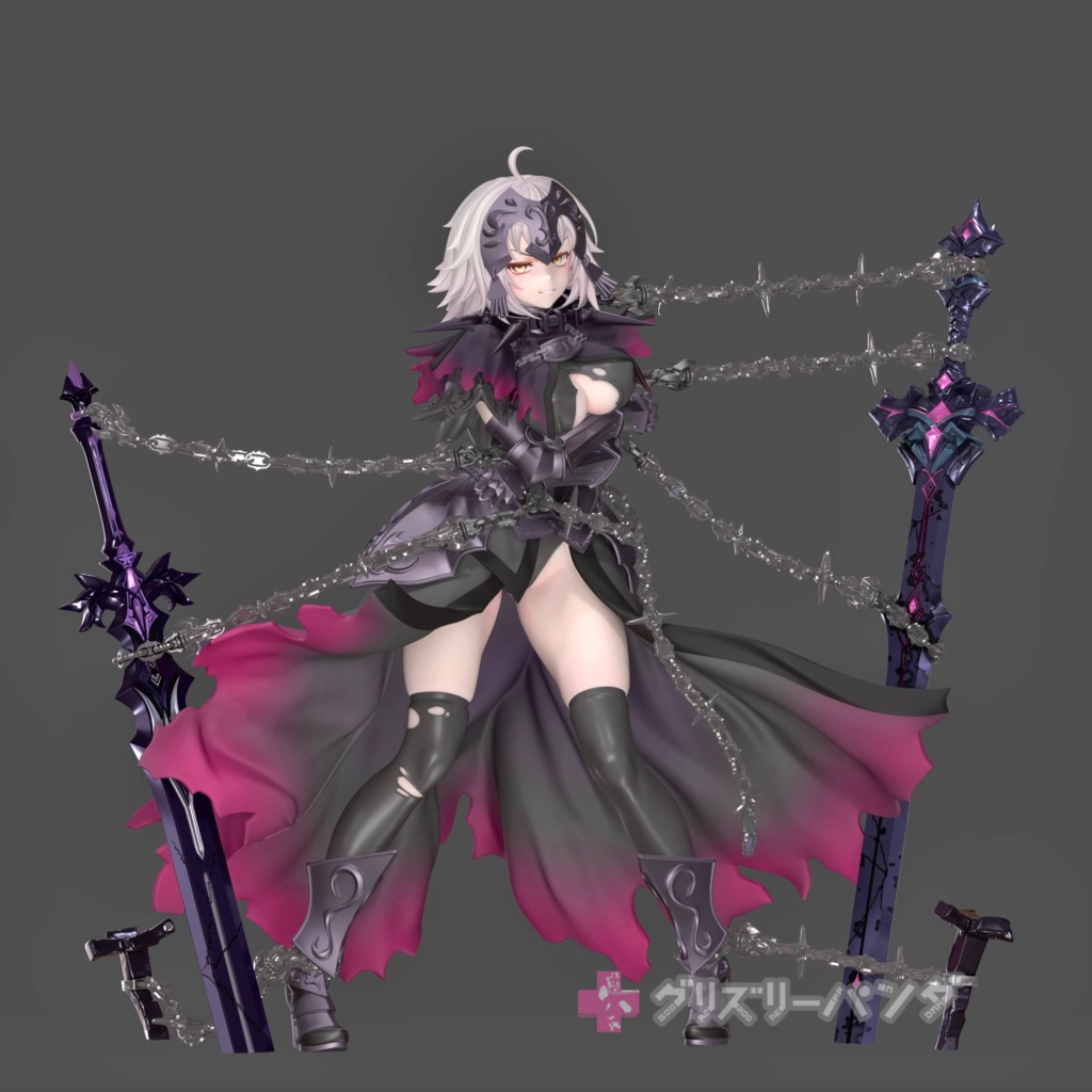 クラスカードジャンヌオルタ(Fate/Grand Order)ガレージキット