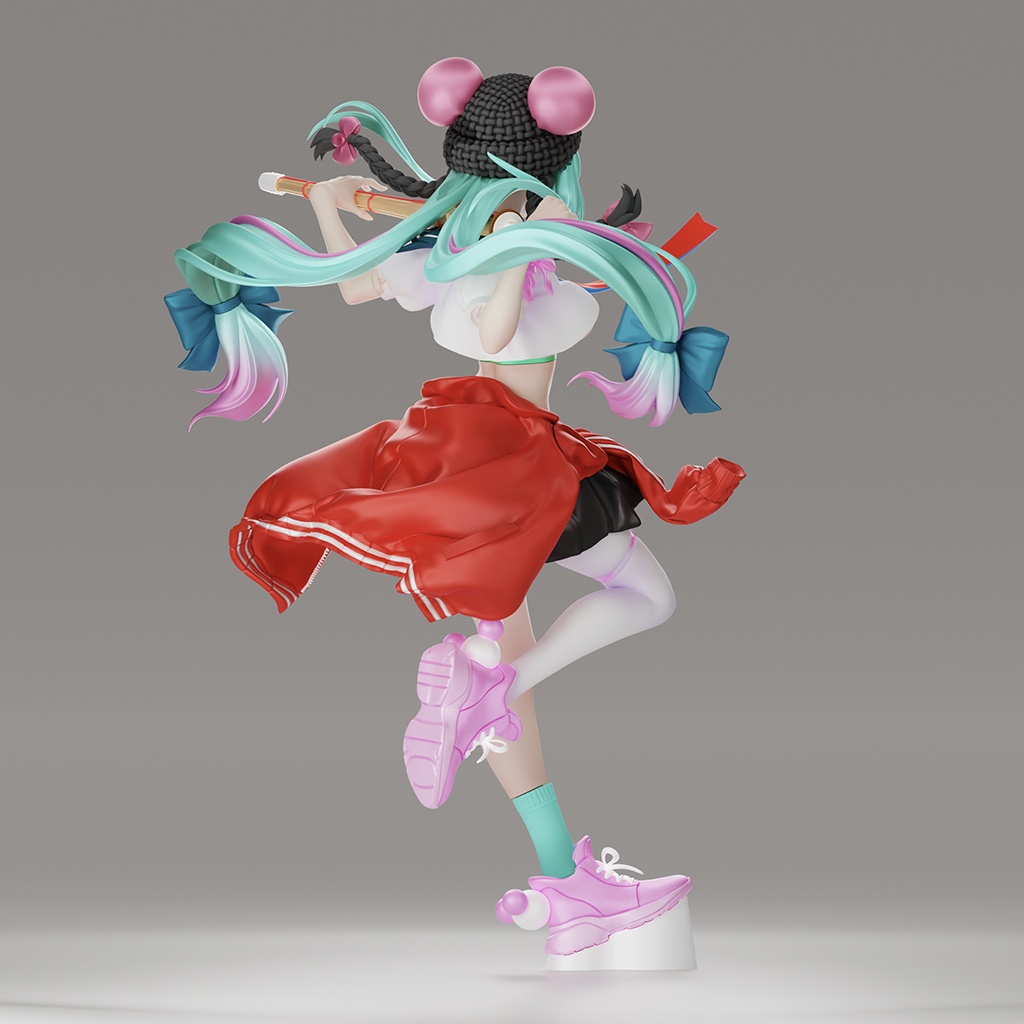 いとうのいぢ氏デザイン【宮本 天花 (みやもと てんか)】オリジナルガレージキット