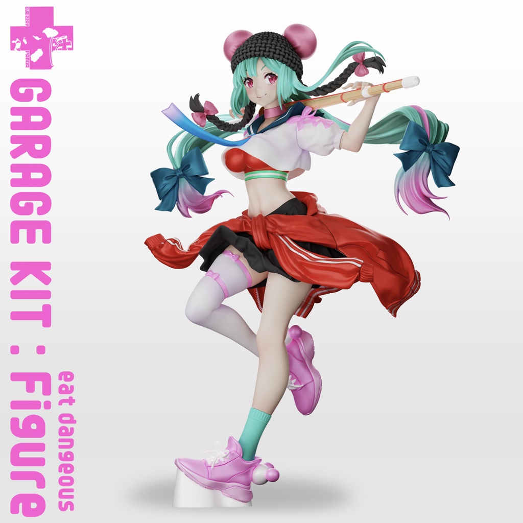 いとうのいぢ氏デザイン【宮本 天花 (みやもと てんか)】オリジナルガレージキット