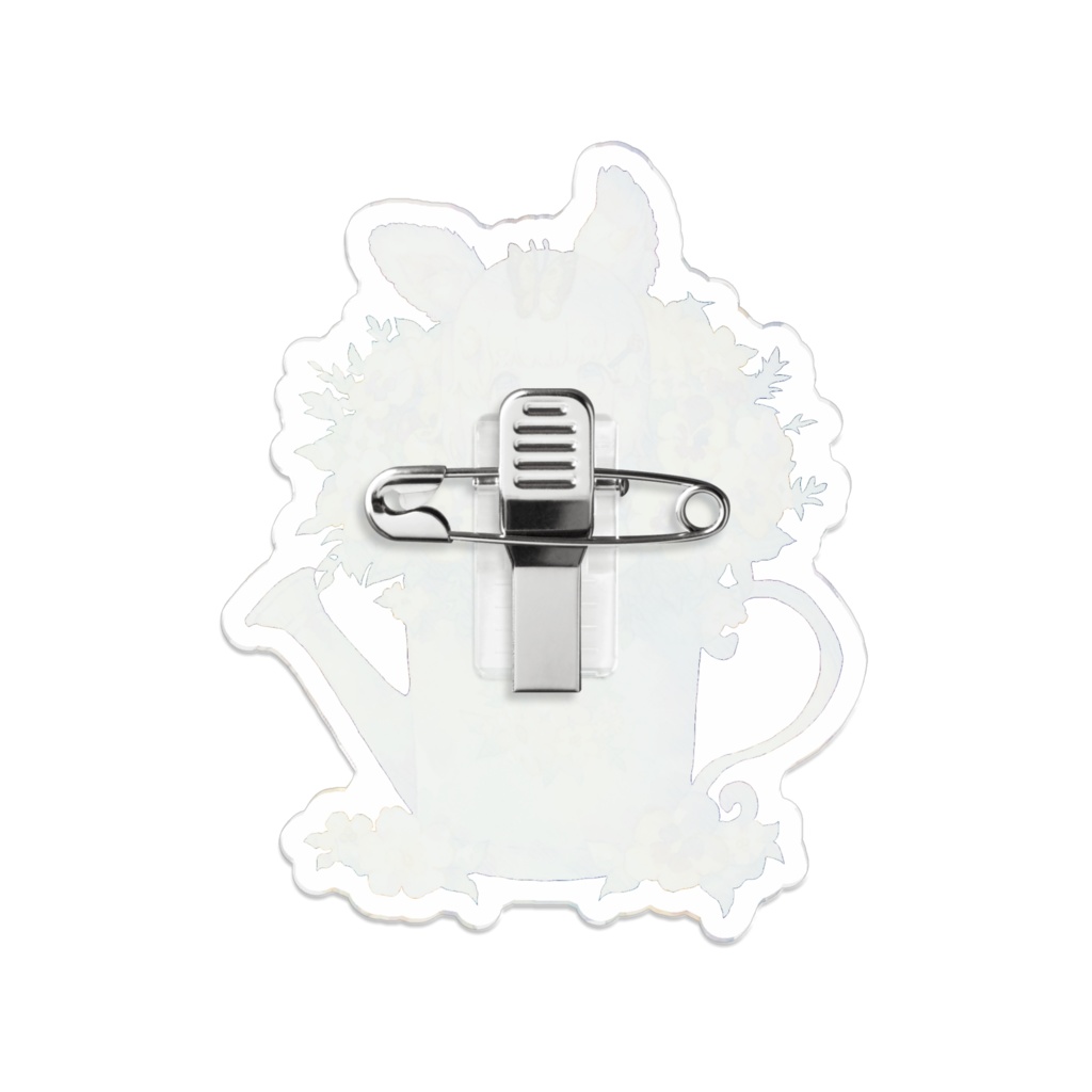 アクリルバッジ 70x70mm