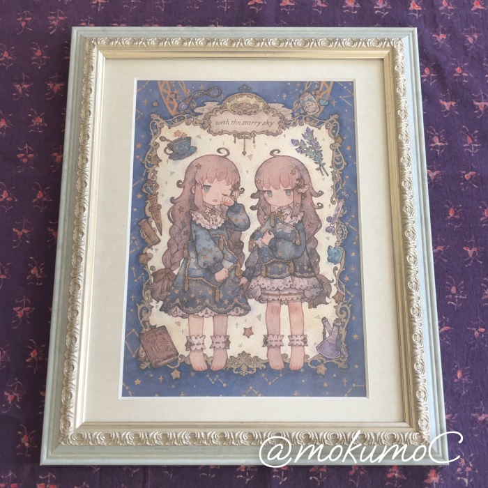 【額装原画】with the starry sky
