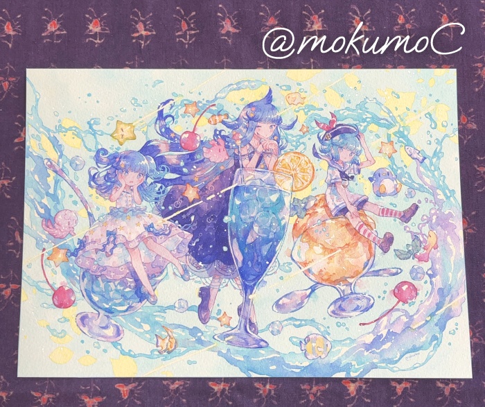 【フレームレス原画】fresh summer