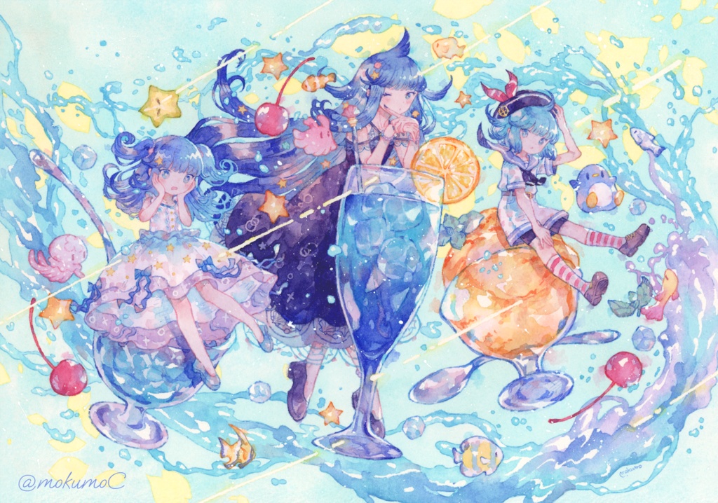 【フレームレス原画】fresh summer