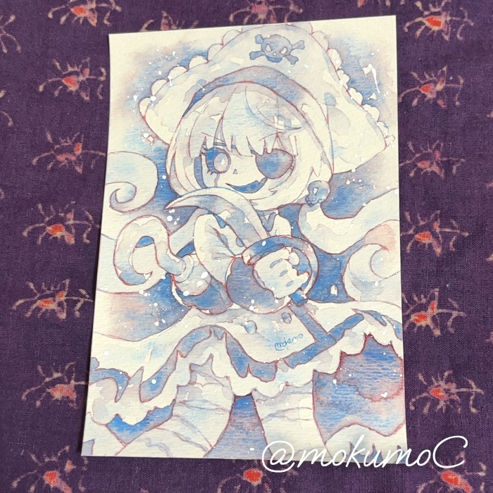 【フレームレス原画】スカルパイレーツちゃん