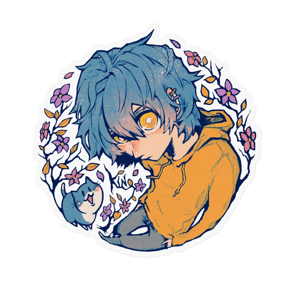 Flowersステッカー