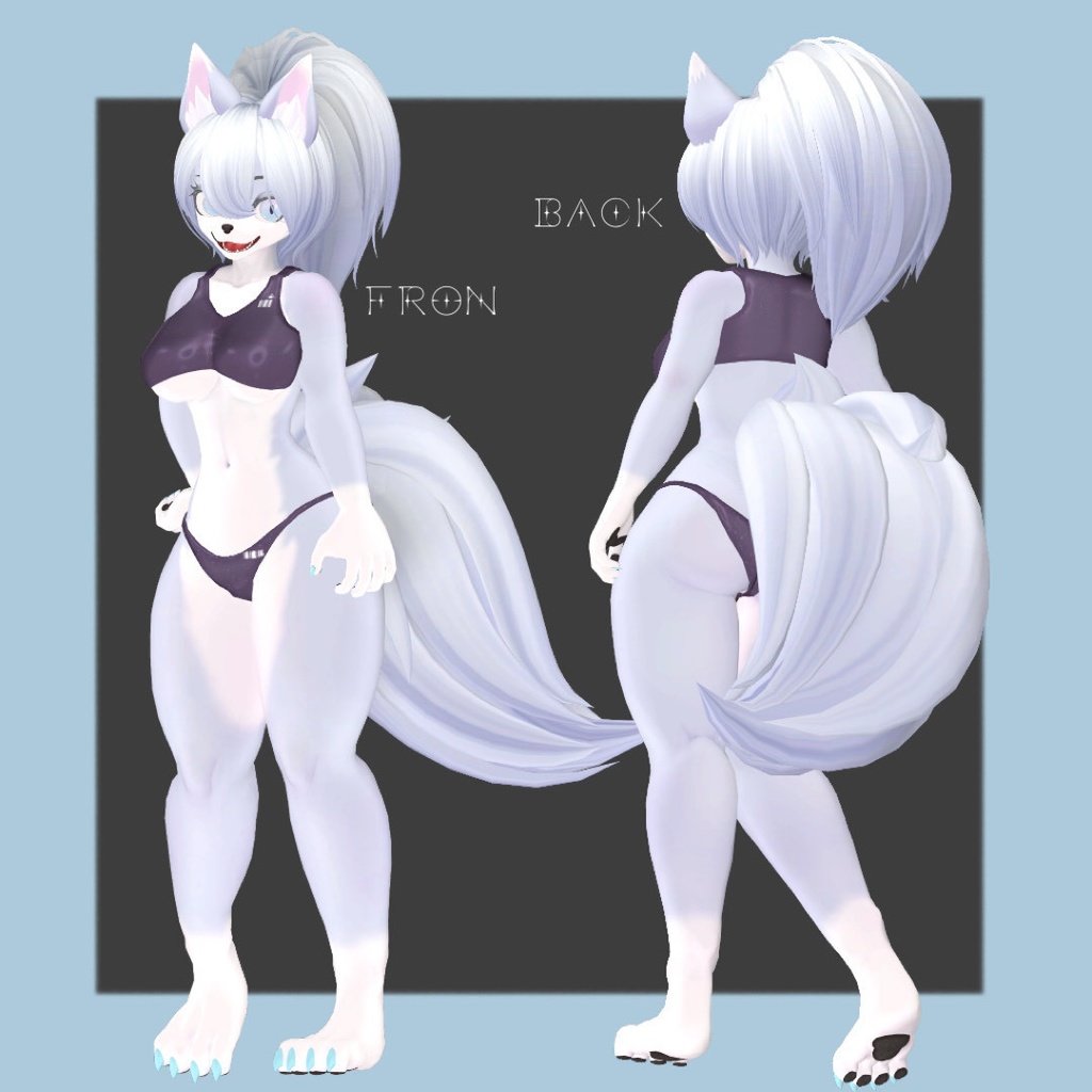 VRchat向けオリジナルアバター「リナ」