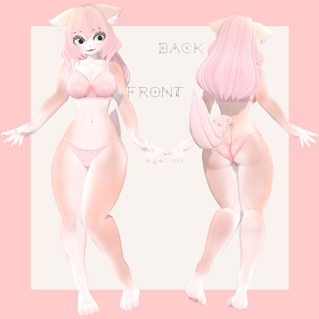 VRchat向けオリジナルアバター「ミア」