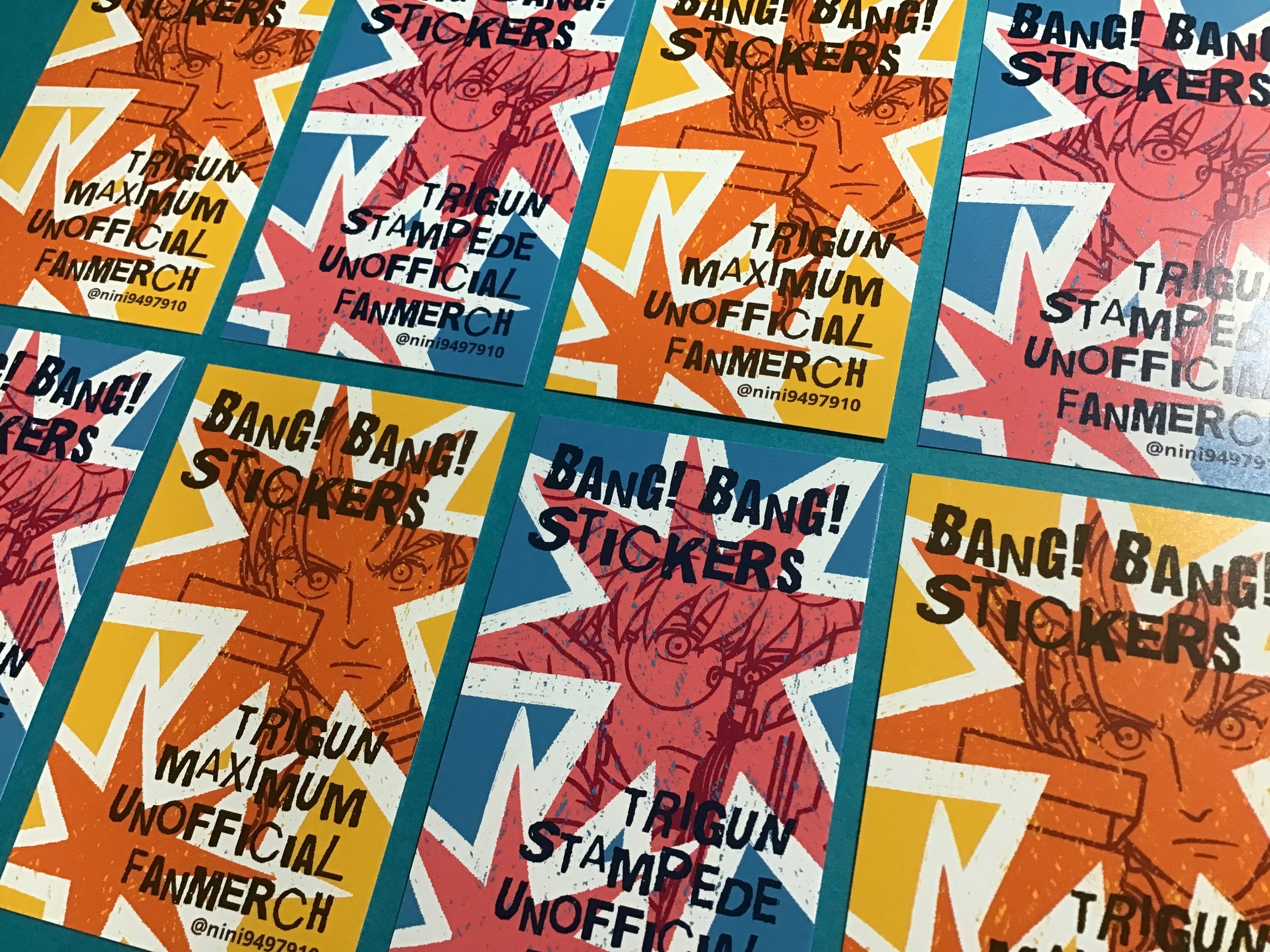 BANG! BANG! Stickers (STAMPEDE SET) - ninino - BOOTH