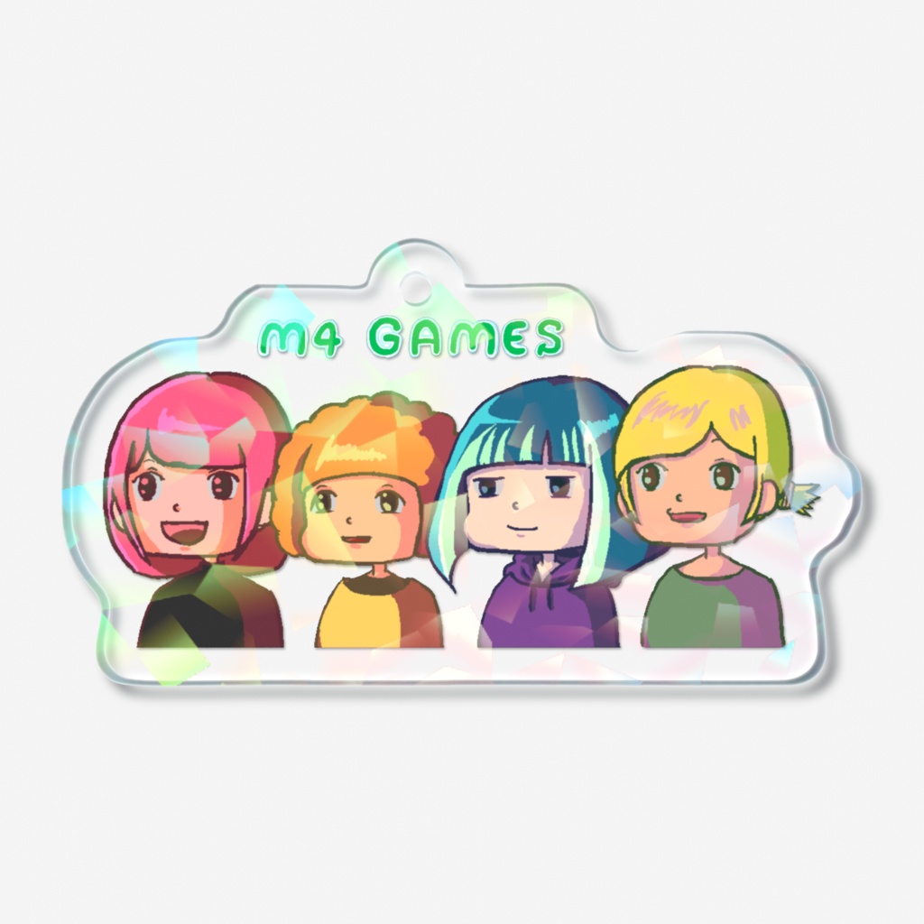 M4のきらきらアクキー