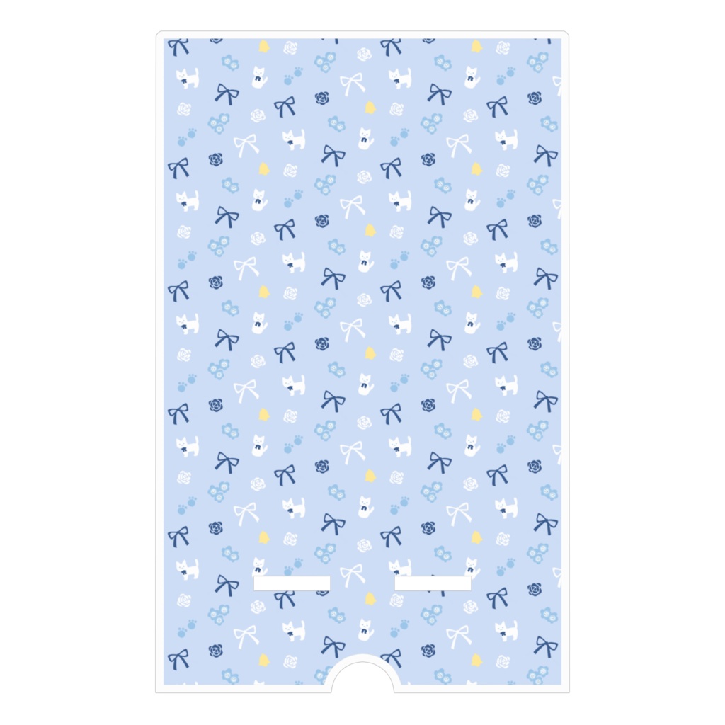 【ケーブル穴有】アクリルスマホスタンド