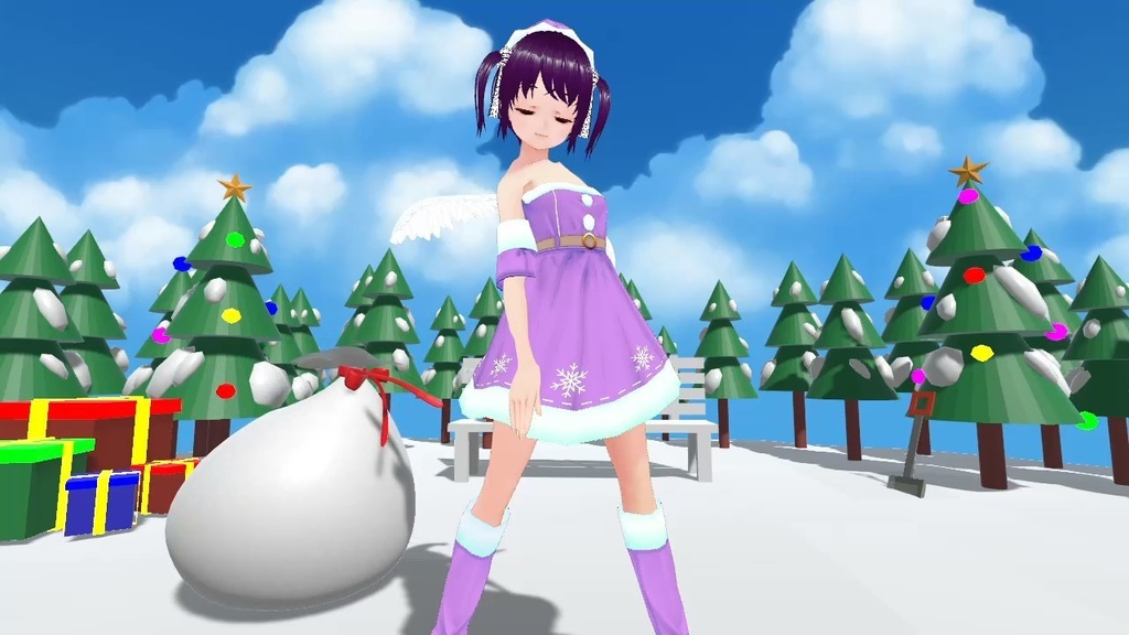 【無料】Christmas Stage(VRMLiveViewer用背景)