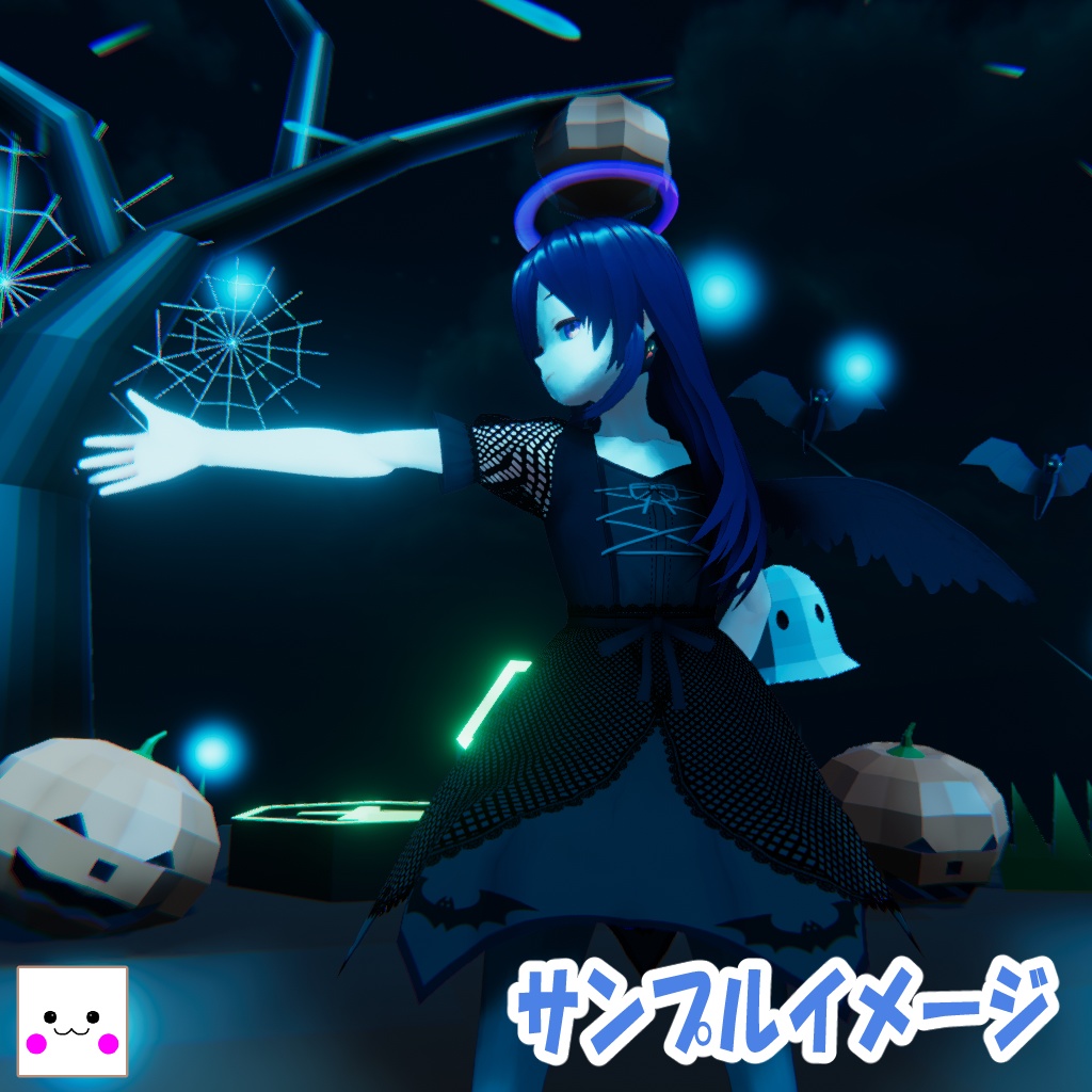 【無料】Halloween Stage(VRMLiveViewer用背景)