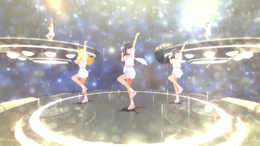 【無料】UFOステージ(VRMLiveViewer用背景)