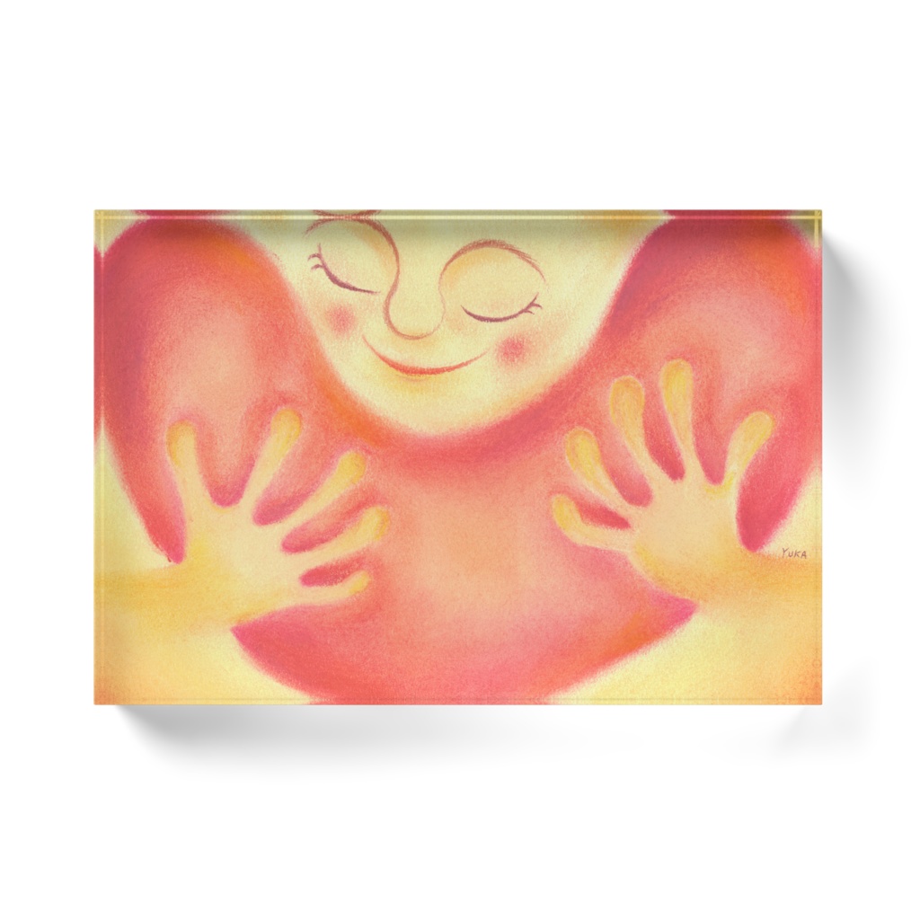 はぐ*アクリルブロック(ホワイト)