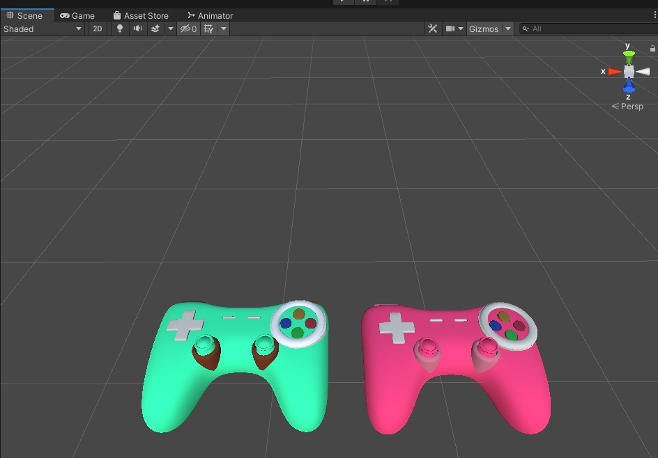 【無料版有】かわいい コントローラー 3Dモデル イヤリング ピアス【VRChat想定】