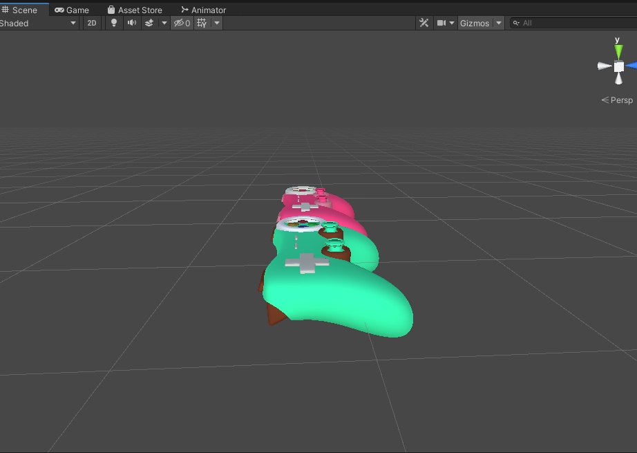 【無料版有】かわいい コントローラー 3Dモデル イヤリング ピアス【VRChat想定】