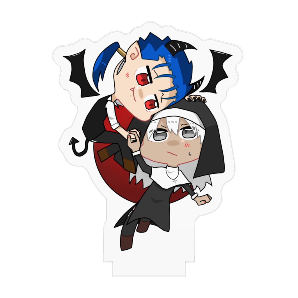 悪魔槍シス弓♀ アクリルスタンド 50×50mm