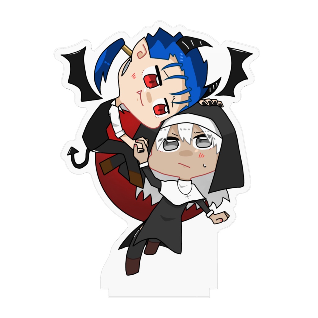 悪魔槍シス弓♀ アクリルスタンド 100×100mm