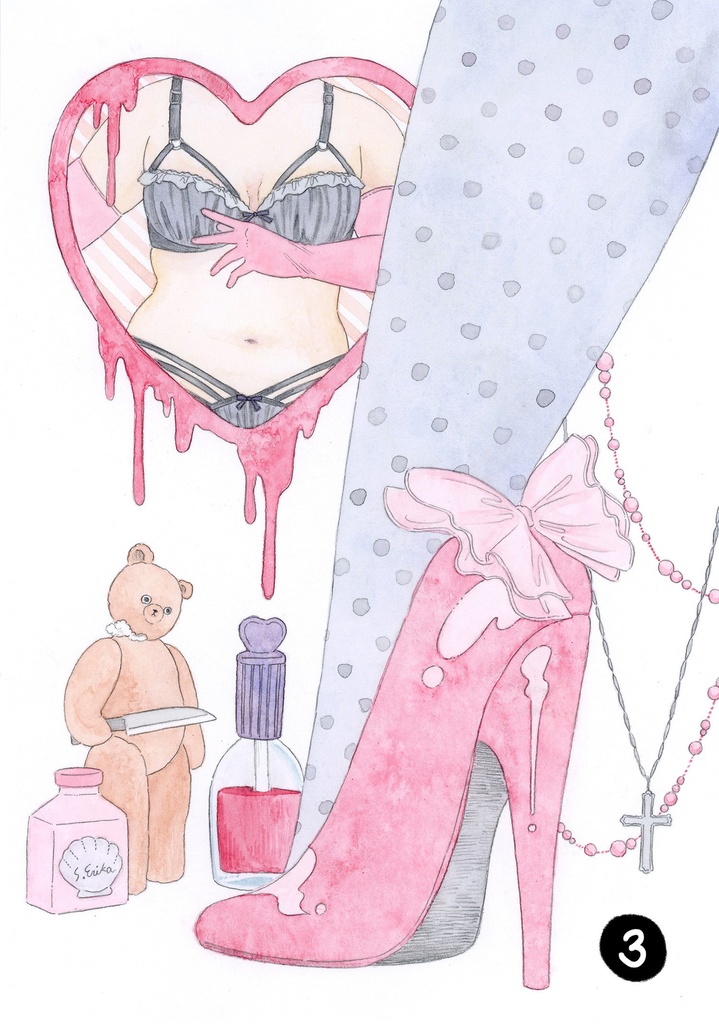 【ドローイング】タイプA(フレーム付き)