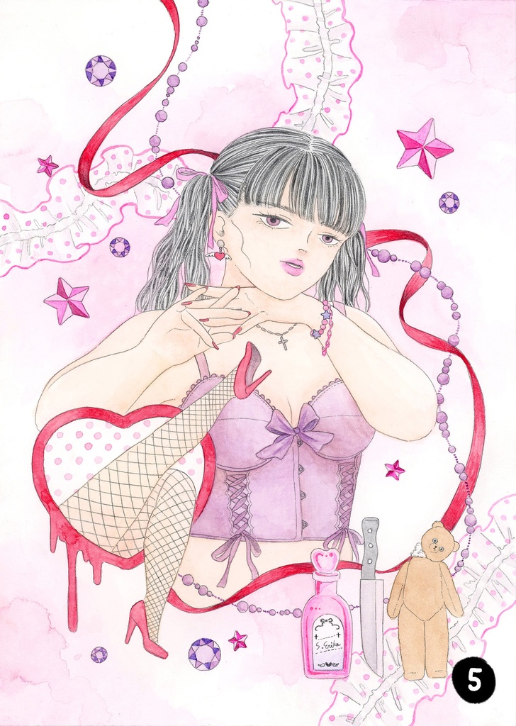 【ドローイング】タイプA(フレーム付き)