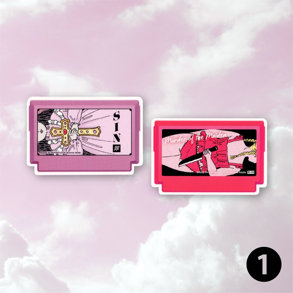 【ステッカー】ファミカセ(2柄セット)