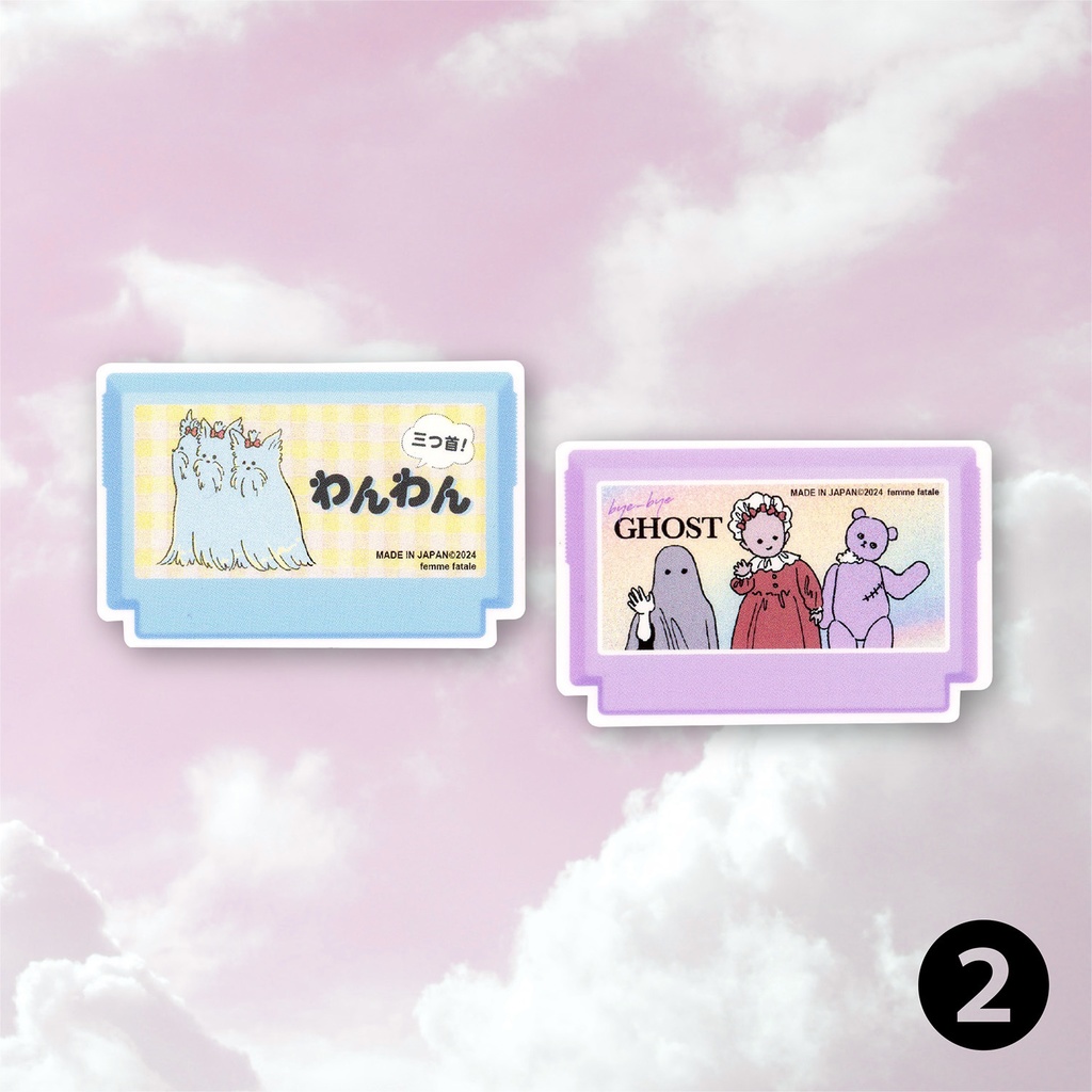 【ステッカー】ファミカセ(2柄セット)