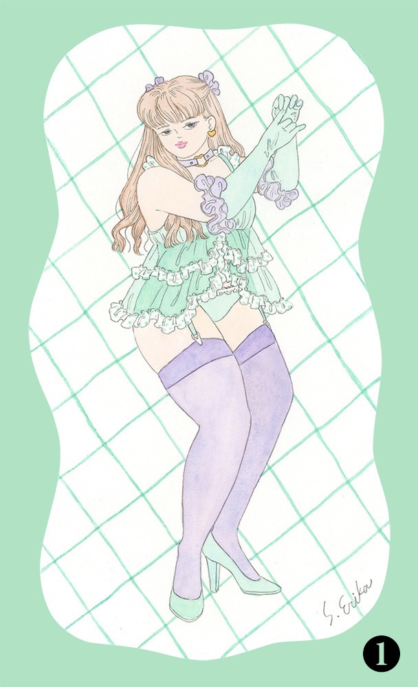 【ドローイング】タイプC（額装無し）