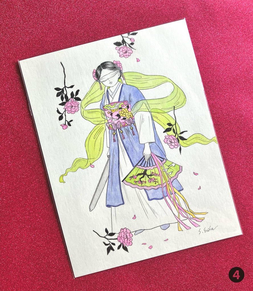 【ドローイング】タイプD(額装無し)