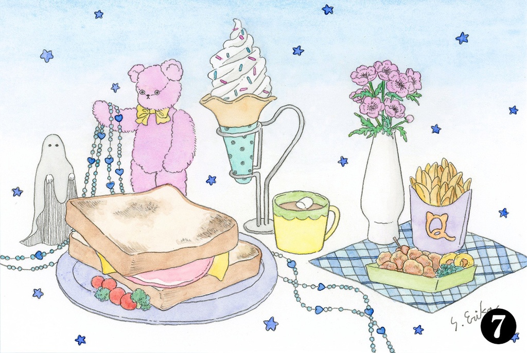 【ドローイング】タイプC(額装無し)