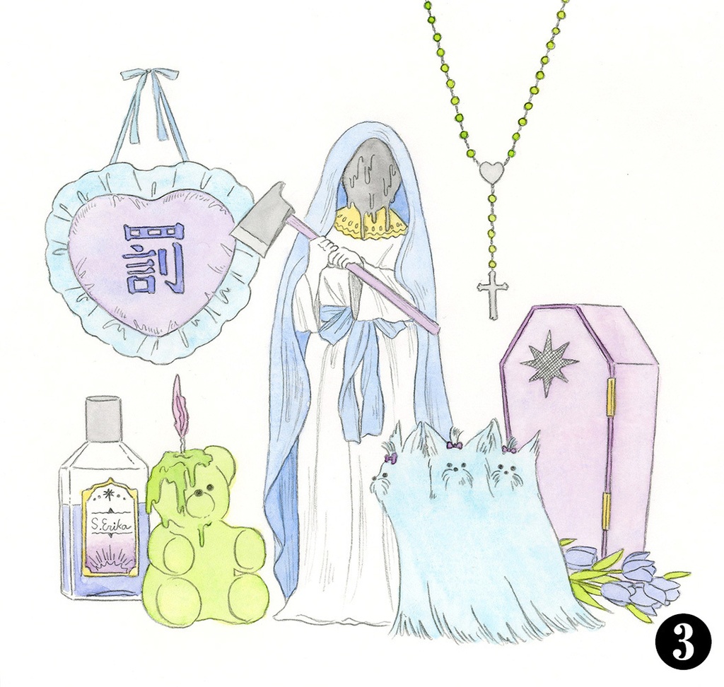 【ドローイング】タイプC(額装無し)