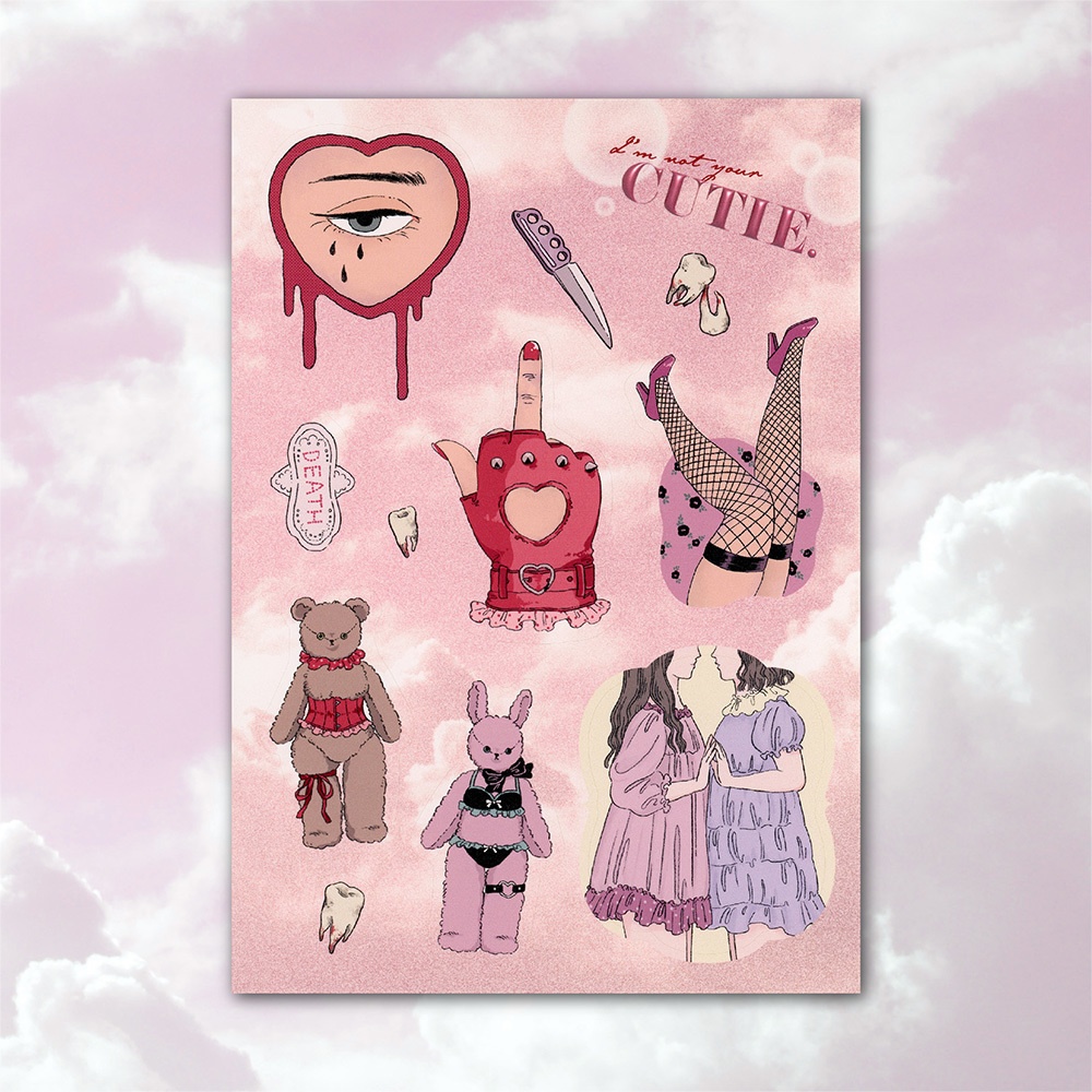 【シール】レディでシリアスなシール