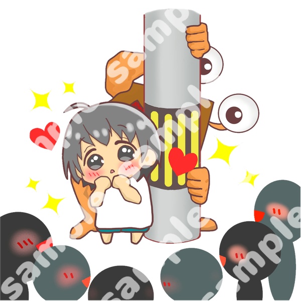 ガブングルミニキャラアクキーＮ