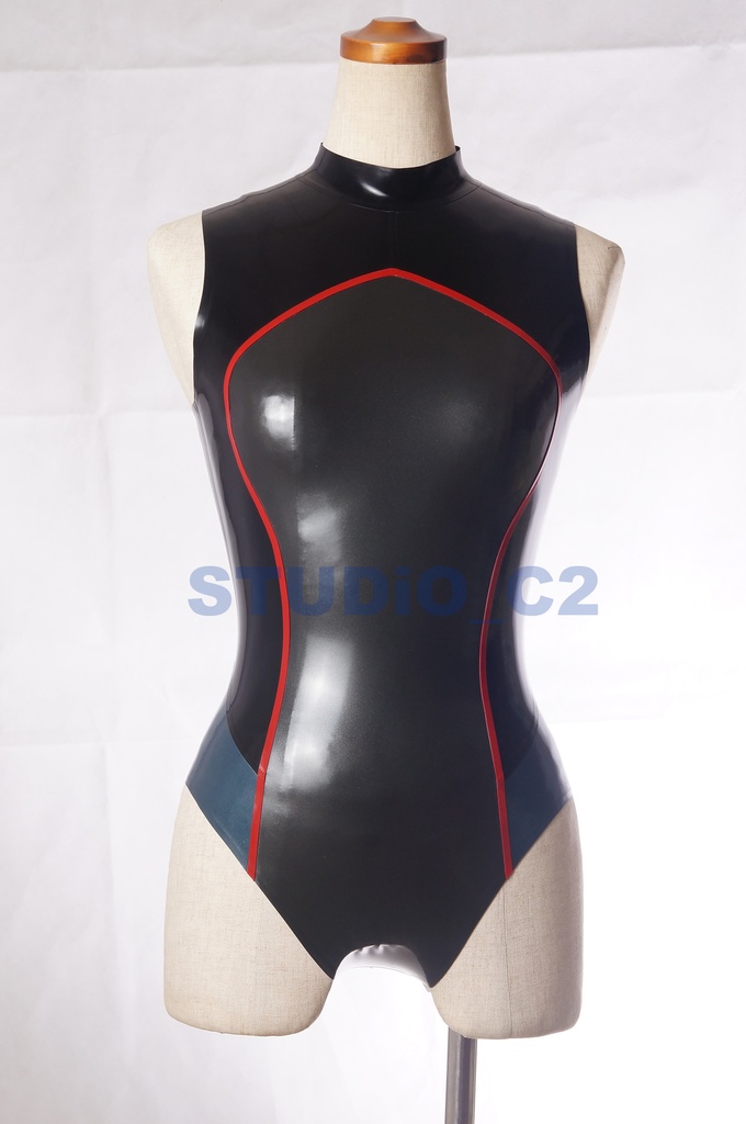 「販売終了」試作9号サイズラバーレオタード D