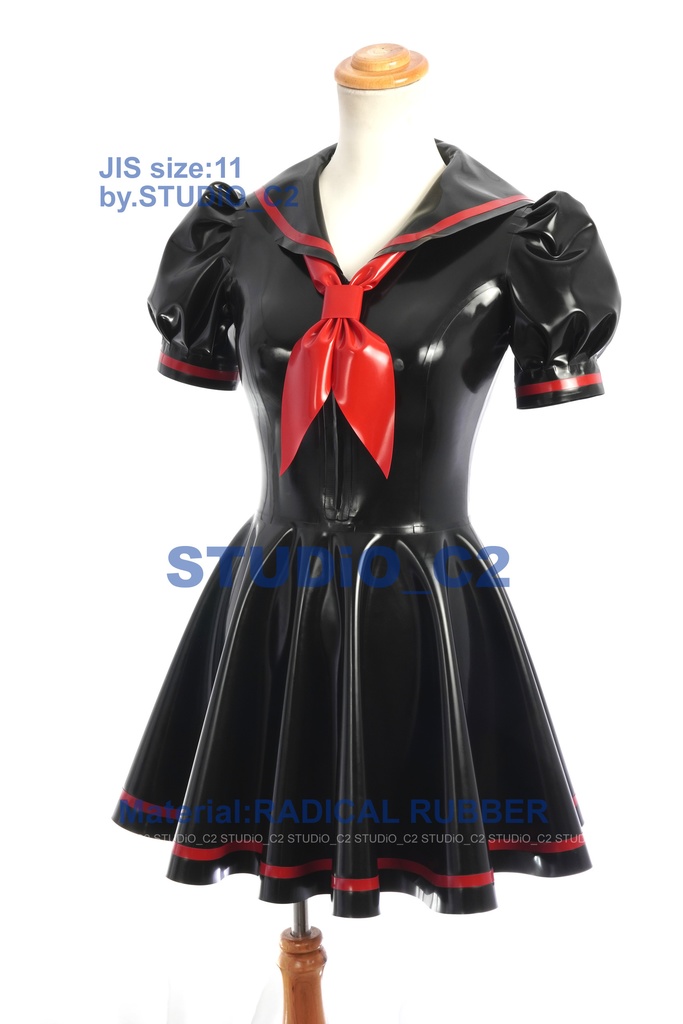 「売り切れました」試作ラバーセーラー服 11号サイズ A