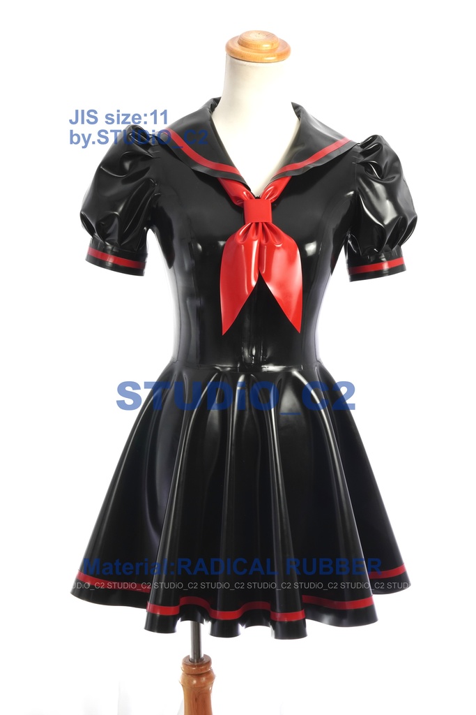 「売り切れました」試作ラバーセーラー服 11号サイズ A