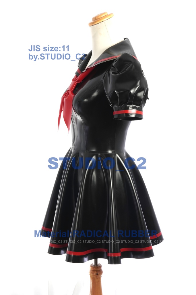 「売り切れました」試作ラバーセーラー服 11号サイズ A