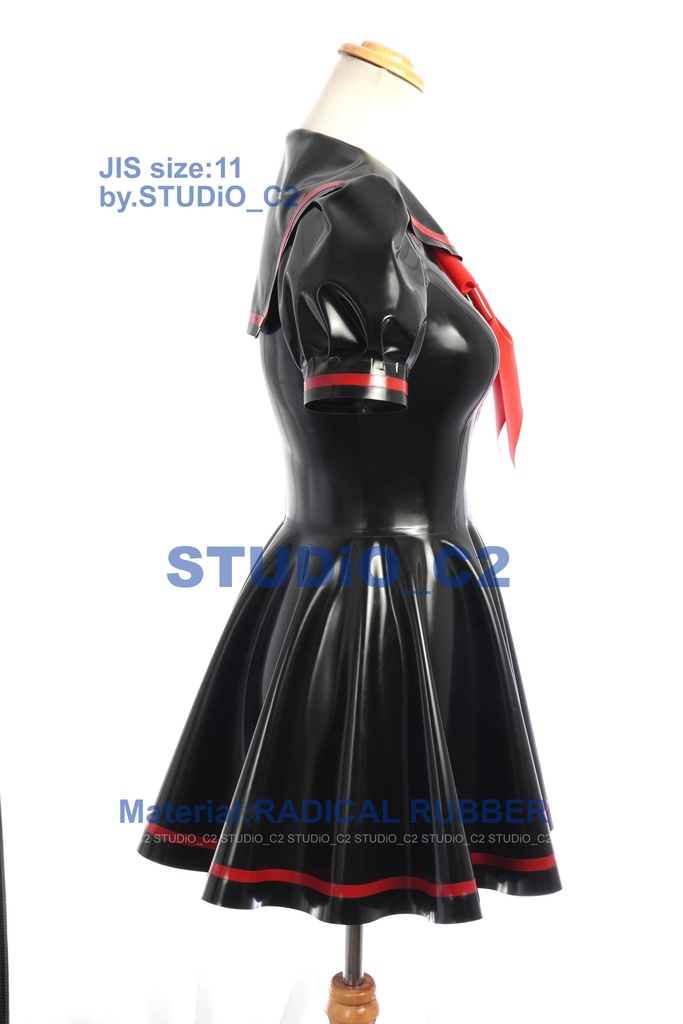 「売り切れました」試作ラバーセーラー服 11号サイズ A