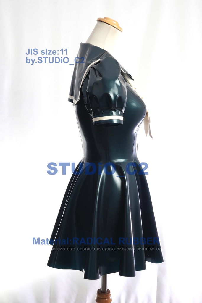 (売り切れました)試作ラバーセーラー服 11号サイズ B