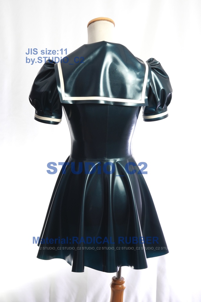 (売り切れました)試作ラバーセーラー服 11号サイズ B