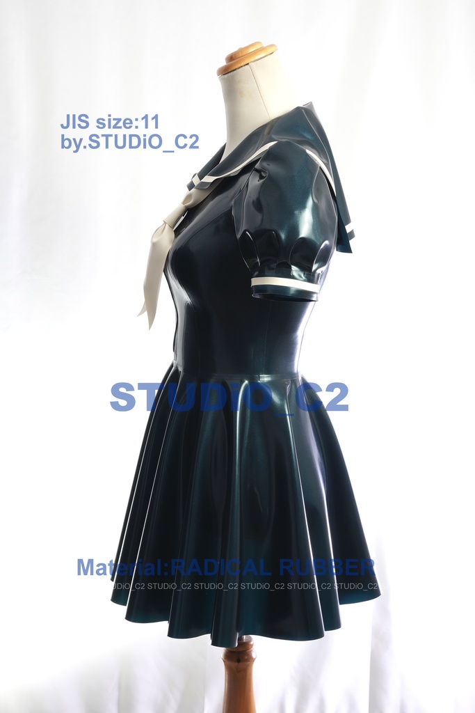 (売り切れました)試作ラバーセーラー服 11号サイズ B