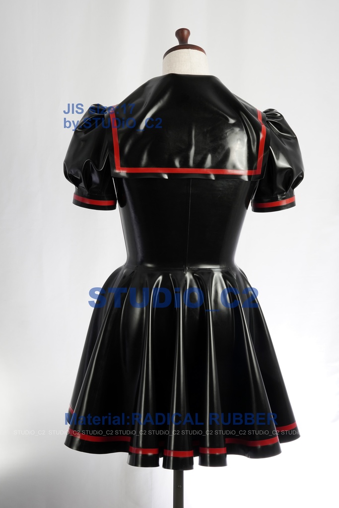 「売り切れました」試作ラバーセーラー服 17号サイズ A