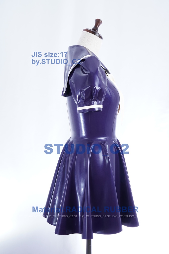 「売り切れました」試作ラバーセーラー服 17号サイズ B